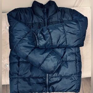 The Children's Place Navy Puffer Jacket unisex sz S-5/6